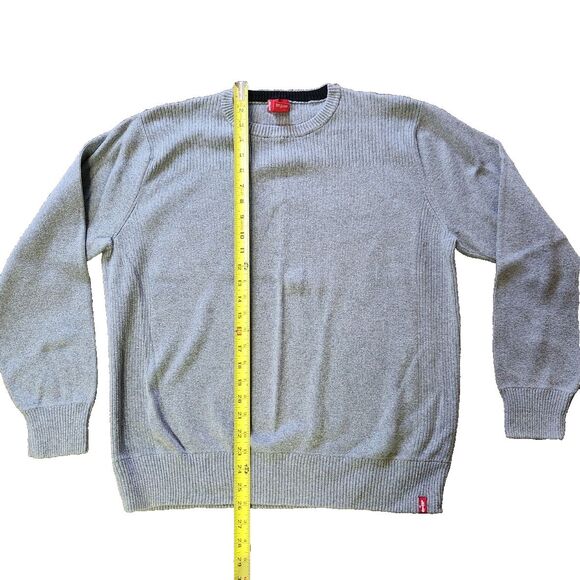 VTG Mens Levi's Sweater Size L 100% Cotton Red Tag Label Hiking Preppy USA Levis - Picture 9 of 15